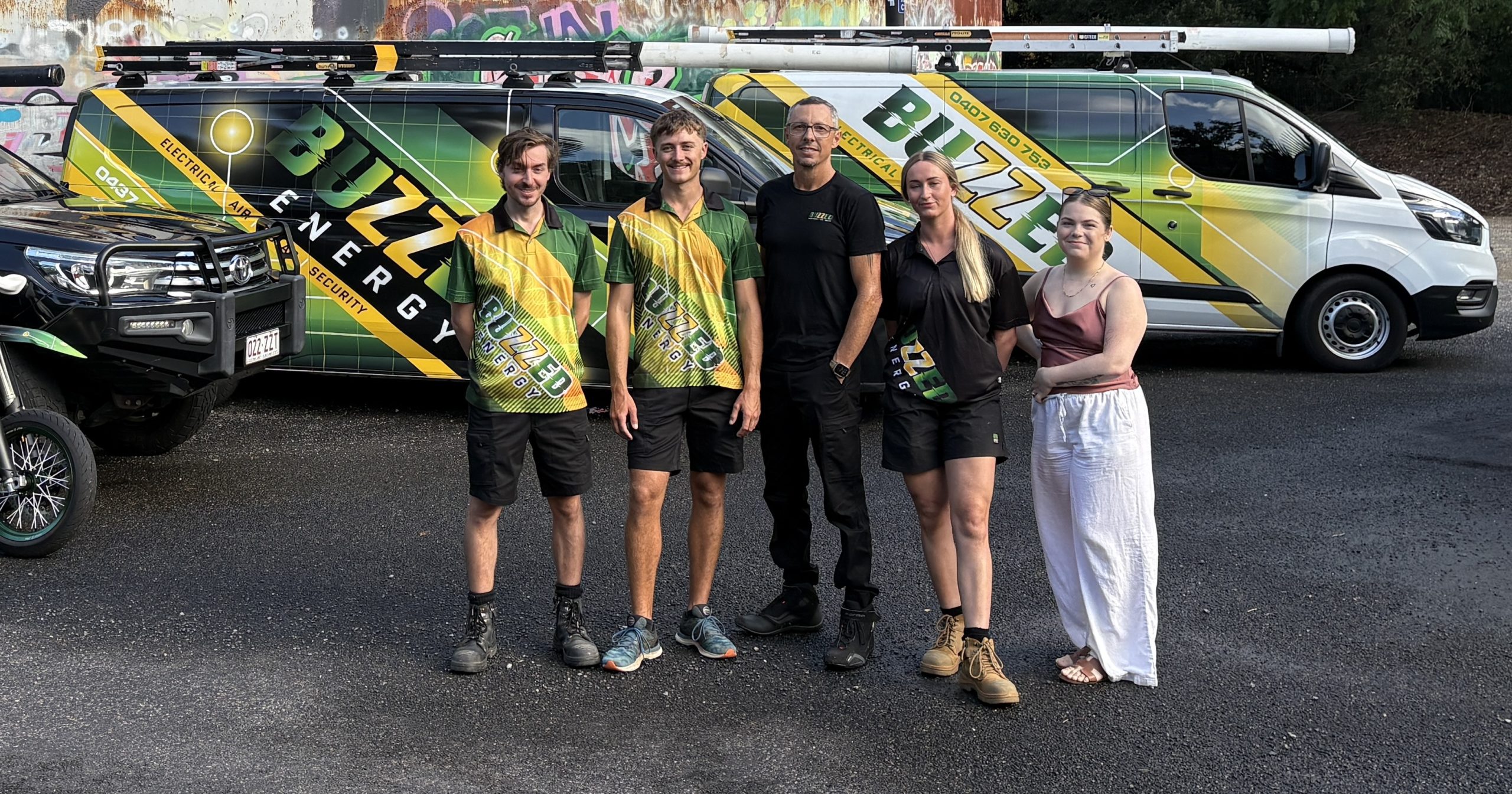 Buzzed Energy work in Far North Queensland