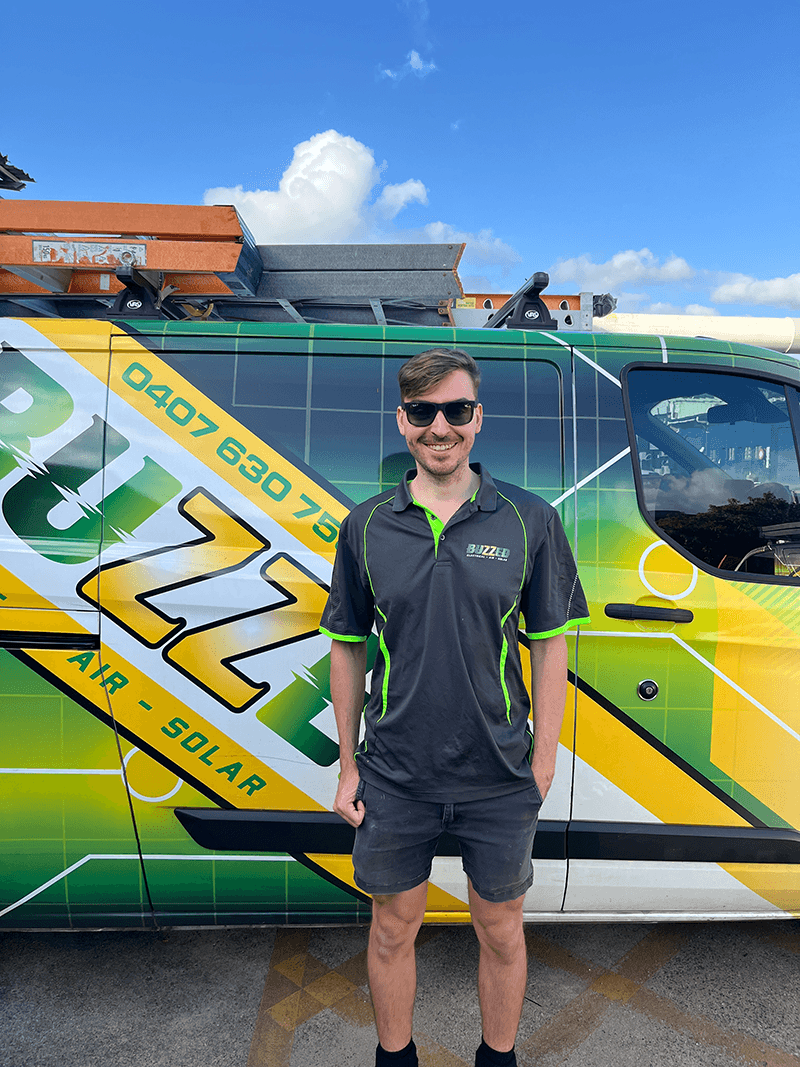Buzzed Energy team member at work in Cairns (1)