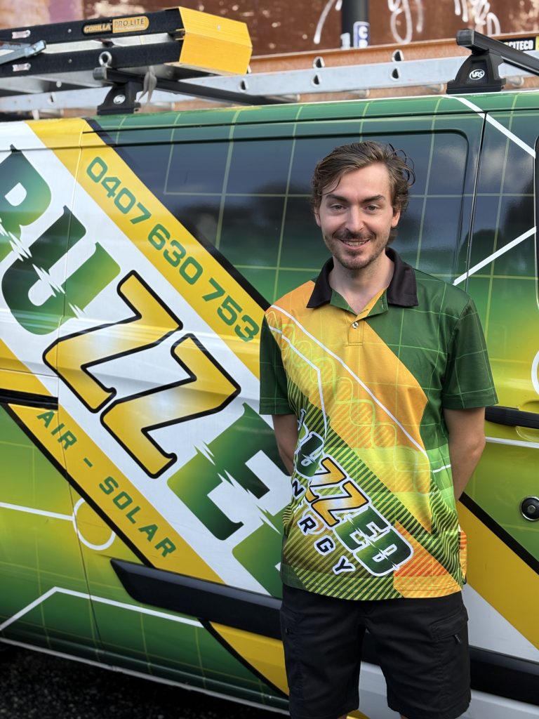 Buzzed Energy team member installing in Far North Queensland